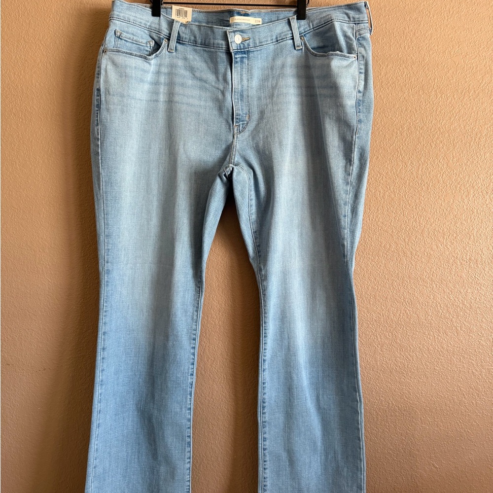Levi's Light Blue Classic Boot Cut Women's Jeans Size 22W NWT